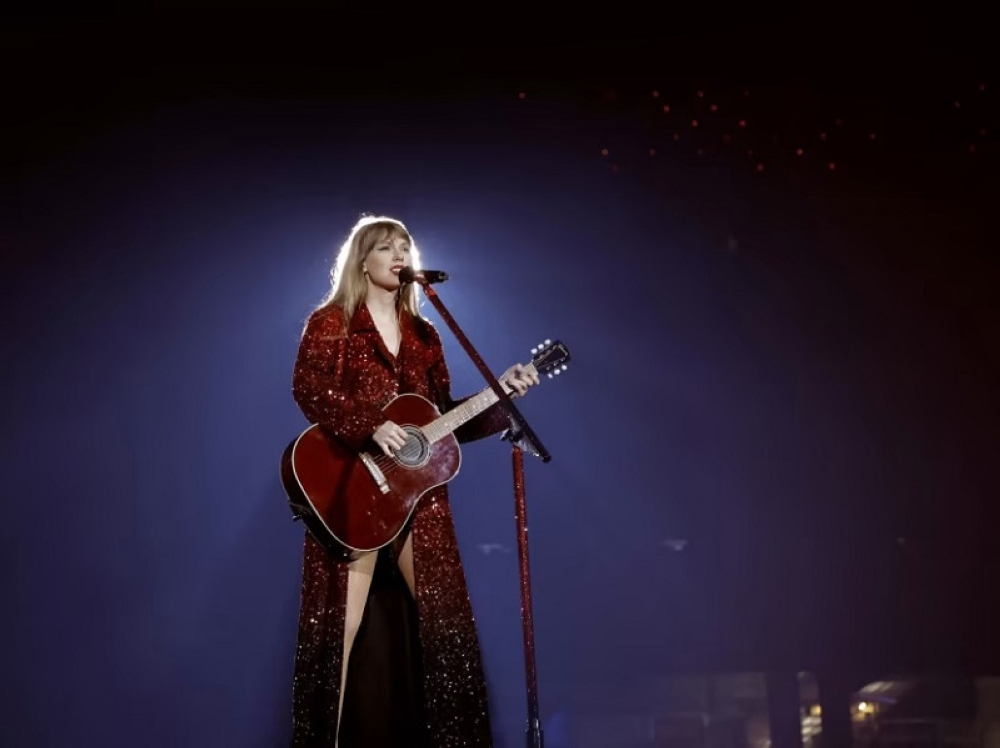 Taylor Swift performing onstage for the opening night of The Eras Tour at State Farm Stadium in Arizona, the United States on March 17, 2023. ― AFP pic
