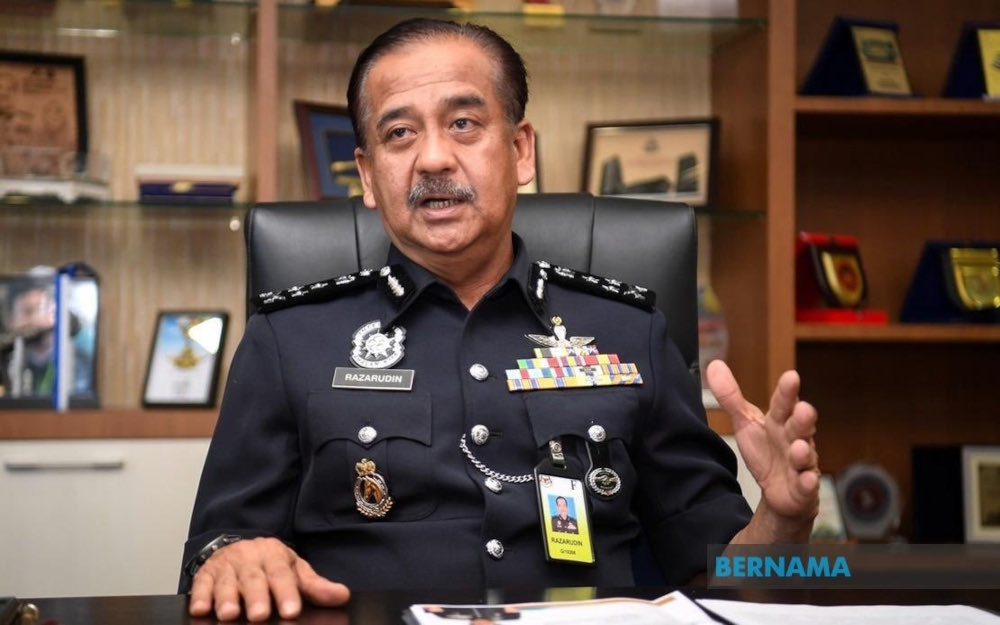 In September 2020, Tan Sri Razarudin Husain was appointed director of the Bukit Aman Narcotics Criminal Investigation Department. During this time he was a key figure in the country’s fight against drugs. — Picture from Twitter/Bernama