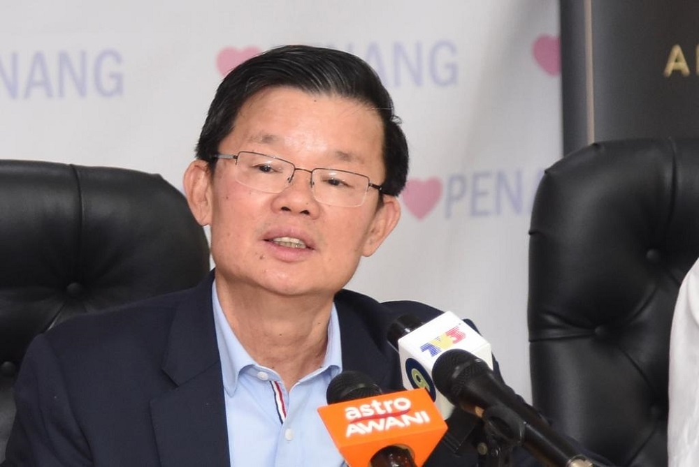 Penang DAP chairman Chow Kon Yeow speaks during a press conference in George Town June 22, 2023. ― Picture by Opalyn Mok