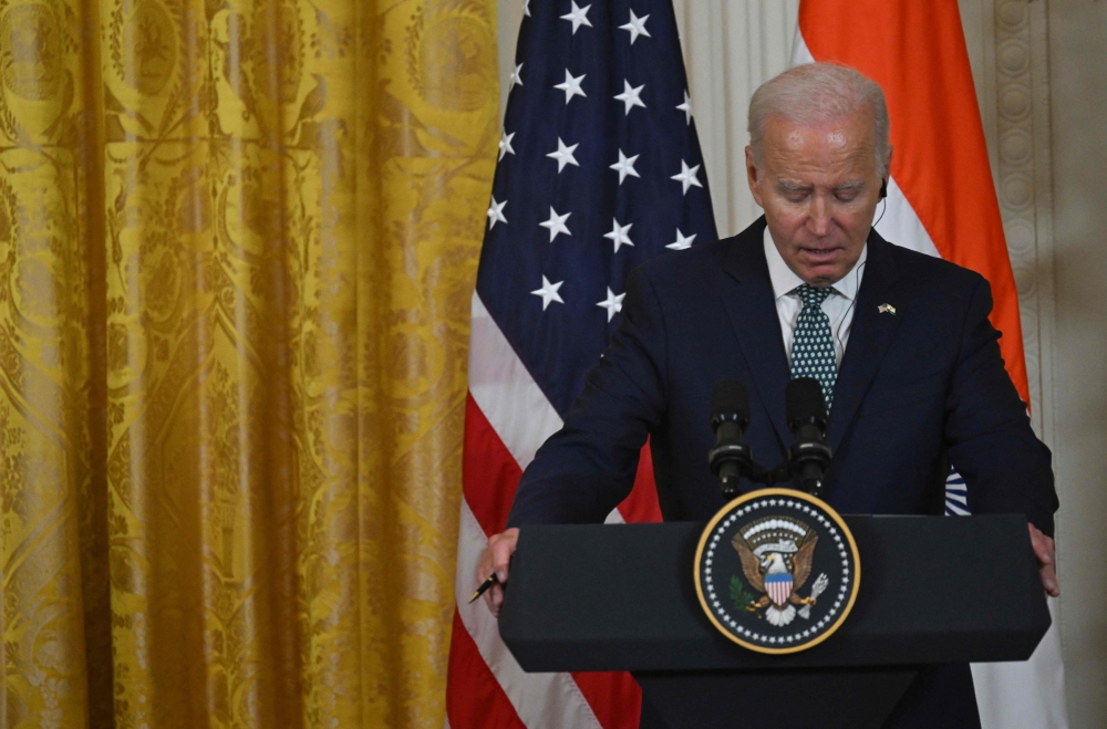 US President Joe Biden voiced confidence yesterday that he would meet Xi Jinping soon, as he refused to back down after angering Beijing by likening the Chinese leader to ‘dictators’. — AFP pic