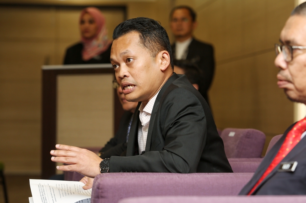 PKR vice-president Nik Nazmi Nik Ahmad said the anti-party hopping law was passed after Datuk Zuraida Kamaruddin broke her bond by leaving PKR after winning a seat in the 2018 general election under the party ticket. — Picture by Choo Choy May.