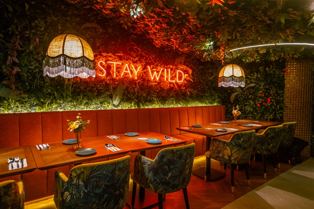 Step into the wilderness with Ferria, a luxe rainforest-themed restaurant in the heart of the city. — Picture courtesy of Ferria