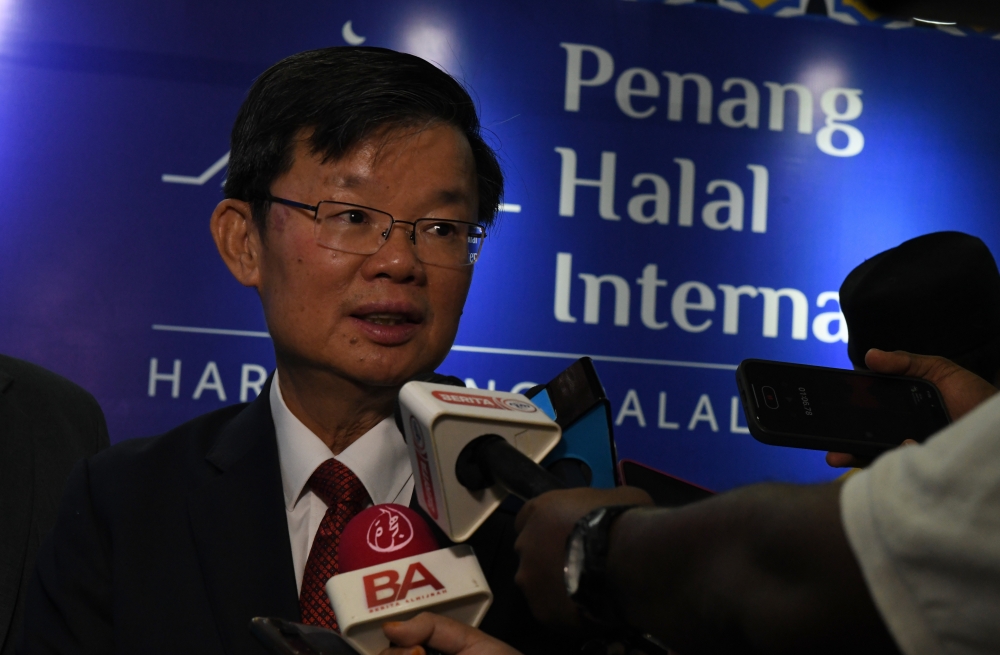 The Penang Pakatan Harapan (PH) chairman also said the coalition aims to retain a majority of its seats in the upcoming state elections. — Bernama pic 