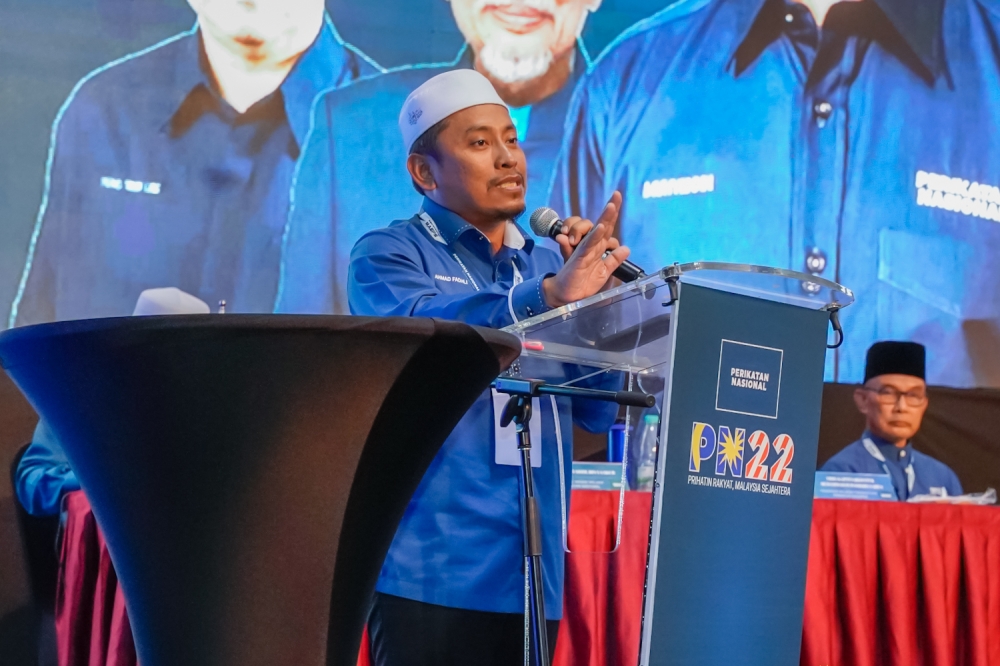 PAS Youth chief Ahmad Fadhli Shaari said for the state polls this time around, only 10 per cent of youth candidates would be fielded. ― Picture by Devan Manuel