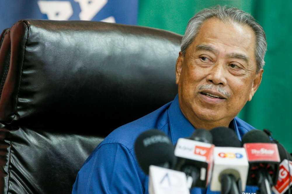 PN chairman Tan Sri Muhyiddin Yassin admitted that it would not be easy for PN to capture and take over Selangor’s administration. ― Picture by Hari Anggara