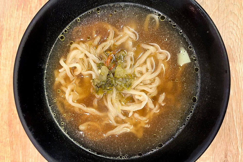 The “ramen” in the menu refers to Taiwanese-style noodles.