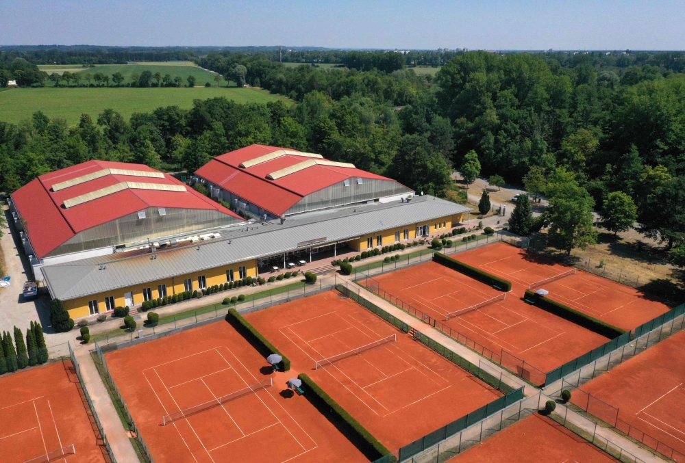 View of the tennis centre in Oberschleissheim near Munich, southern Germany, on June 23, 2023. — AFP pic