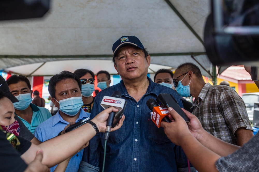 Gabungan Rakyat Sabah Information Chief Datuk Joniston Bangkuai said a proposed merger between Parti Bersatu Sabah and Parti Solidarity Tanah Airku is worth considering but requires a thorough and thoughtful deliberation between party leadership. — File picture by Firdaus Latif