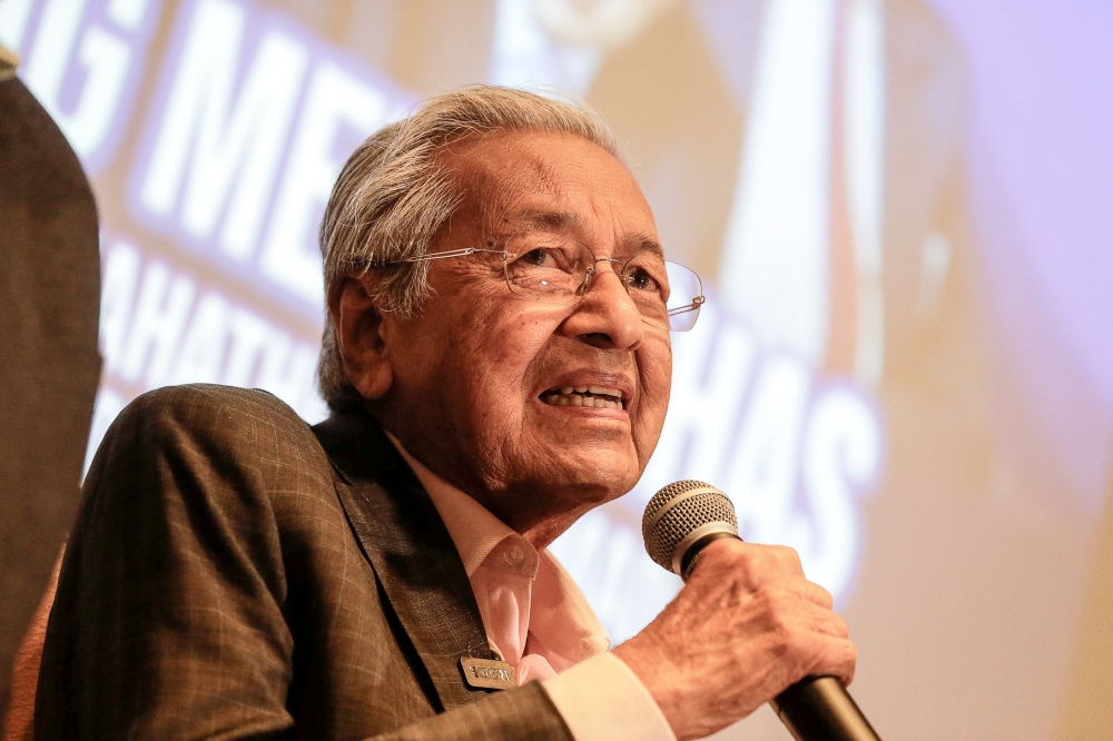 According to the articulator and proponent of Vision 2020 ― Tun Dr Mahathir Mohamad ― there could not be a fully developed Malaysia until the nine central strategic challenges that had confronted the nation since its birth were overcome. ― Picture by Sayuti Zainudin