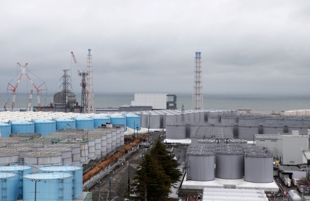 Storage tanks for radioactive water at tsunami-crippled Fukushima Daiichi nuclear power plant in Okuma, Fukushima prefecture January 15, 2020. — Reuters pic
