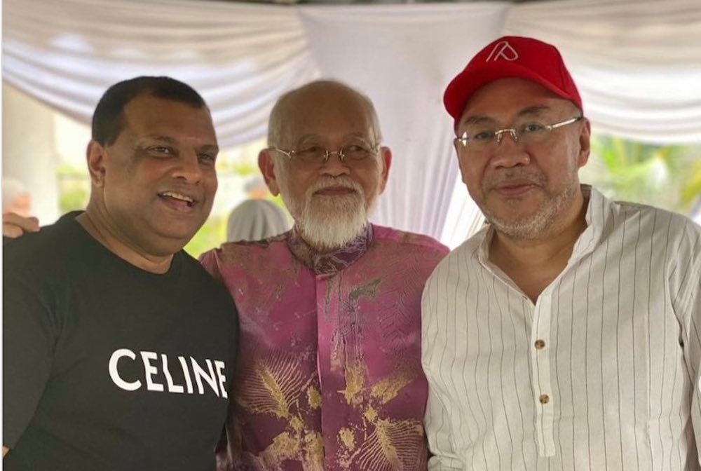 AirAsia co-founder Tan Sri Tony Fernandes paid tribute to co-founder and former chairman of AirAsia Pahamin Rajab who died yesterday. — Picture courtesy of Instagram/Tony Fernandes