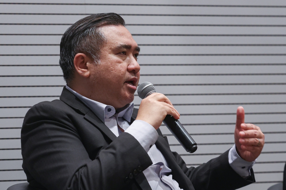 Transport Minister Anthony Loke said Prasarana is going on roadshows to recruit more bus drivers. — Bernama pic 
