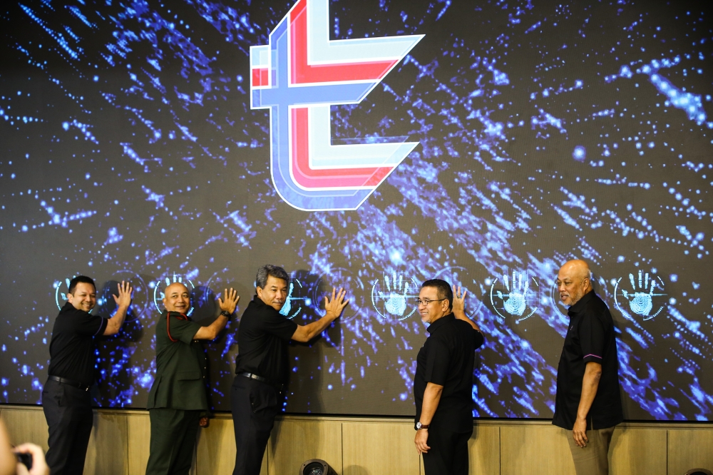 Defence Minister Datuk Seri Mohamad Hasan attends the launch of Lembaga Tabung Angkatan Tentera’s (LTAT) Strategic Plan 2023 to 2025 (Sustainable25) at The Bousteador in Petaling Jaya July 13, 2023. ― Picture by Ahmad Zamzahuri