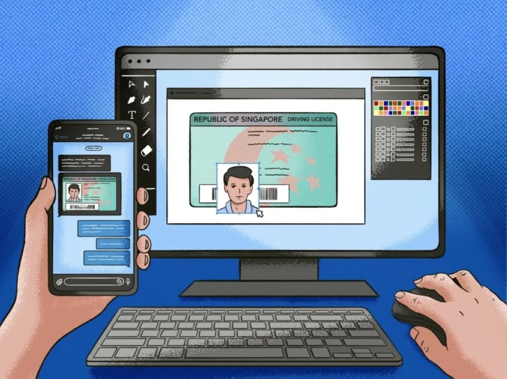 Over the past three weeks, TODAY found six listings offering fake driving licences and 11 listings selling car sharing accounts, and spoke to them undercover. — TODAY/Nurjannah Suhaimi pic