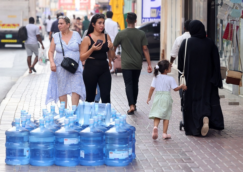 The Gulf's extreme heat and high humidity are a dangerous mix as in such conditions the human body struggles to cool itself by evaporating sweat on the skin. — AFP pic