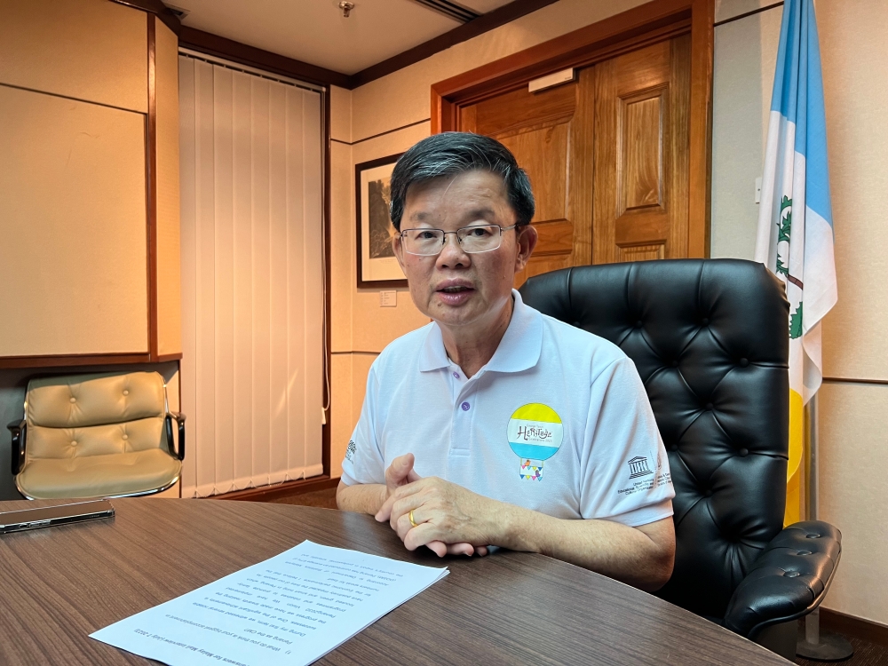 Penang PH chairman Chow Kon Yeow said Umno would definitely be considered for posts of city councillors if they failed to win any seats in the state election. — Picture by Opalyn Mok