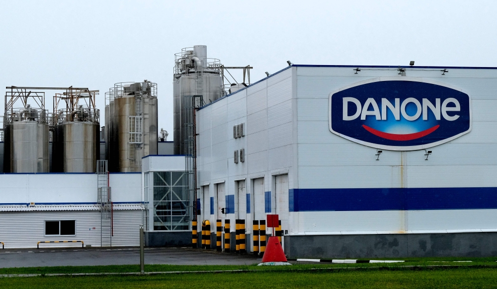 This general view shows French Dairy firm Danone's Russian plant near Chekhov, outside Moscow on July 22, 2017. — AFP pic