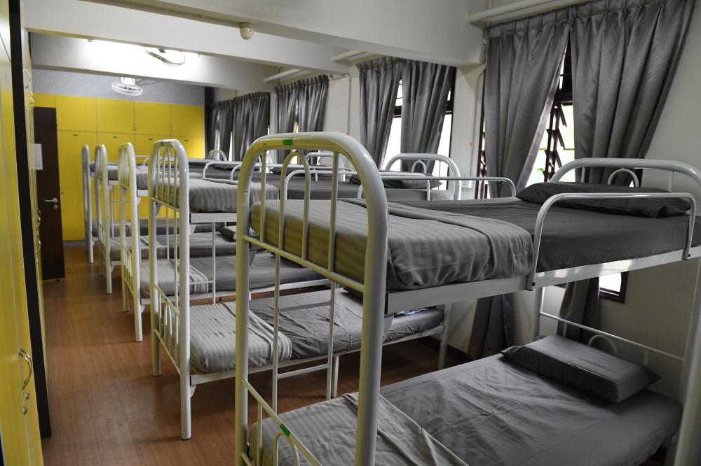 Sleeping facilities at Seberang Jaya Hospital’s Anjung Kasih YKN launched by Women, Family and Community Development Minister Datuk Seri Nancy Shukri in Butterworth, July 17, 2023. — Bernama pic 