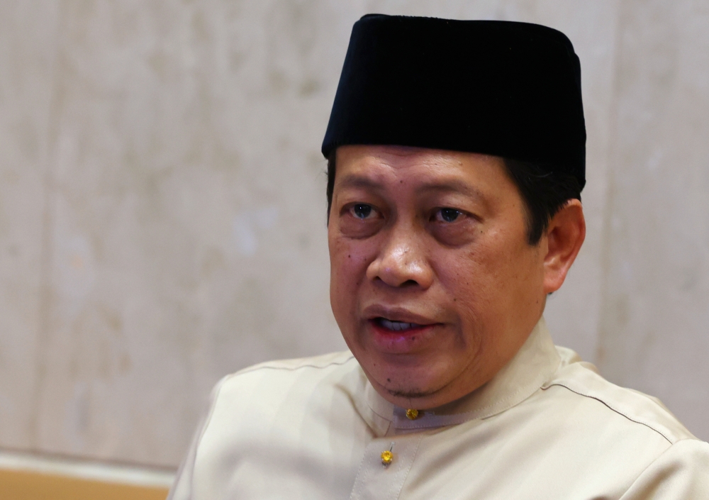 Umno supreme council member Datuk Seri Ahmad Maslan said Umno members’ hatred for DAP stemmed from its previous partnership with Tun Dr Mahathir Mohamad who led the Pakatan Harapan coalition to defeat Barisan Nasional in the 14th general election. — Bernama pic   