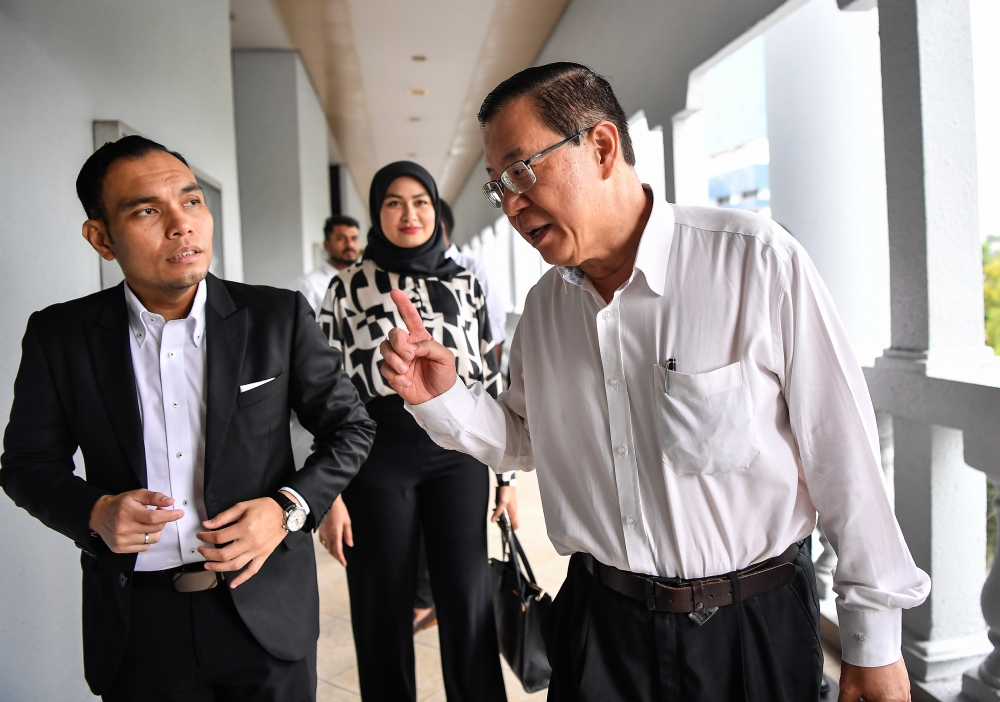 Former Penang chief minister Lim Guan Eng at the Sessions Court in Kuala Lumpur, July 20, 2023. — Bernama 