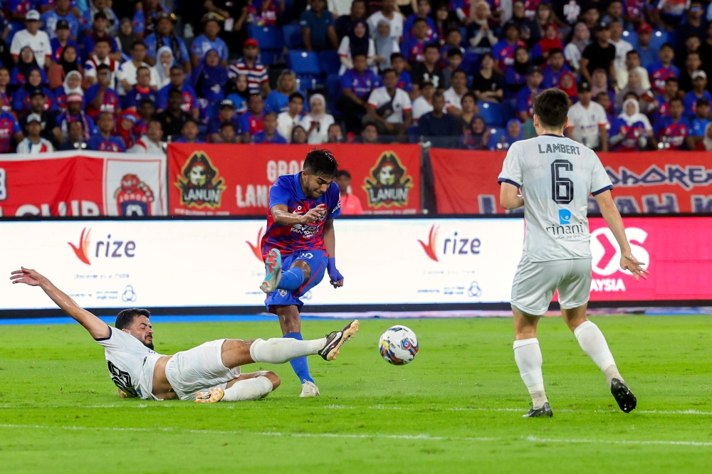 A 30-year-old man is said to have sustained multiple injuries after allegedly being assaulted by members of the JMF while watching the FA Cup final between Johor Darul Takzim and KL City at the Sultan Ibrahim Stadium last Saturday. — Bernama file pic