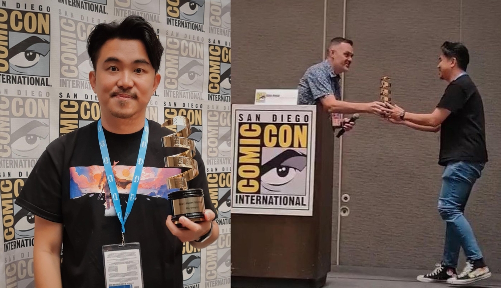 YouTube filmmaker Jared Lee took home the award for Best Animation for his short film ‘Horologist’ at San Diego Comic-Con 2023. — Picture via Instagram/jaredle3