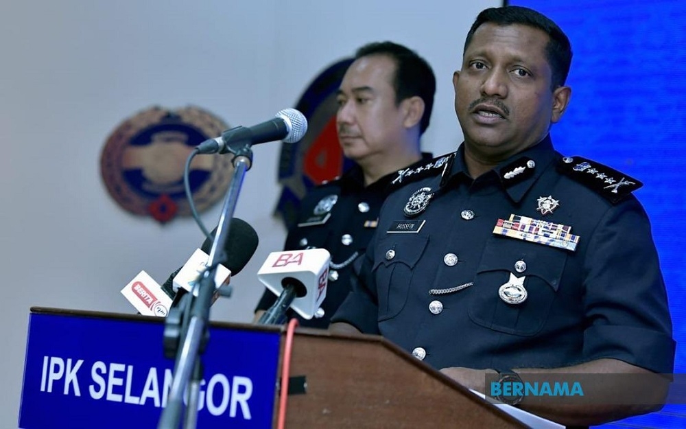 Selangor police chief Datuk Hussein Omar Khan confirmed the incident when contacted by Bernama today, adding that no arrests have been made yet. — Picture via Twitter/Bernama