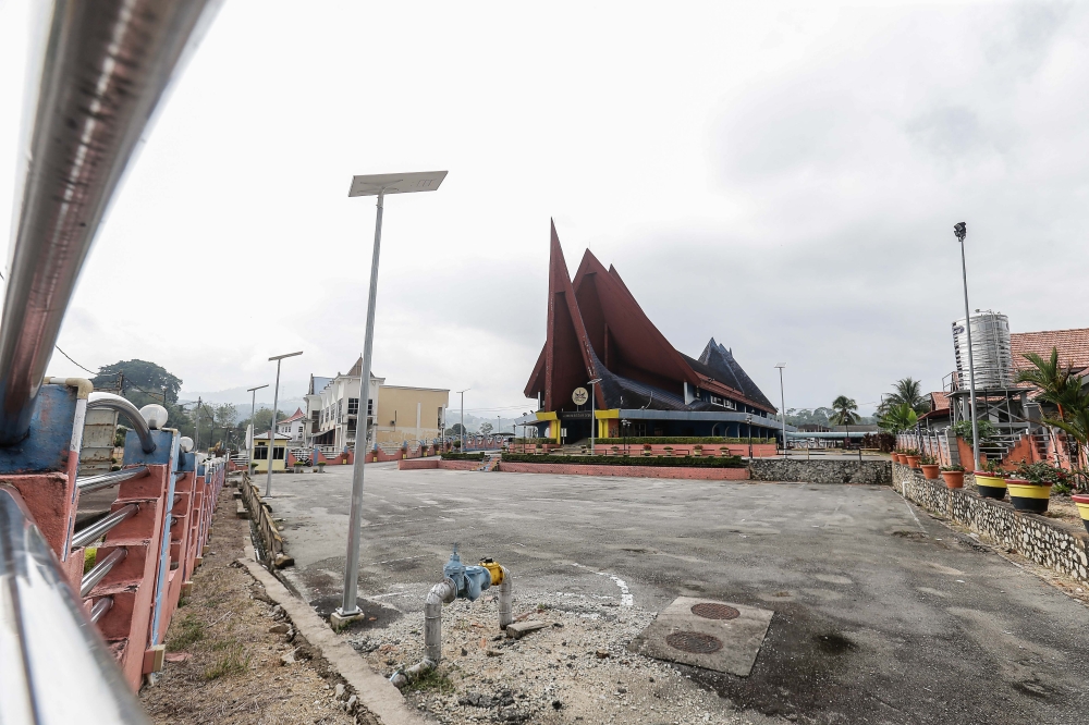 A general view of Jelebu’s state government building which incorporated Minangkabau architecture July 23, 2023. — Picture by Sayuti Zainudin