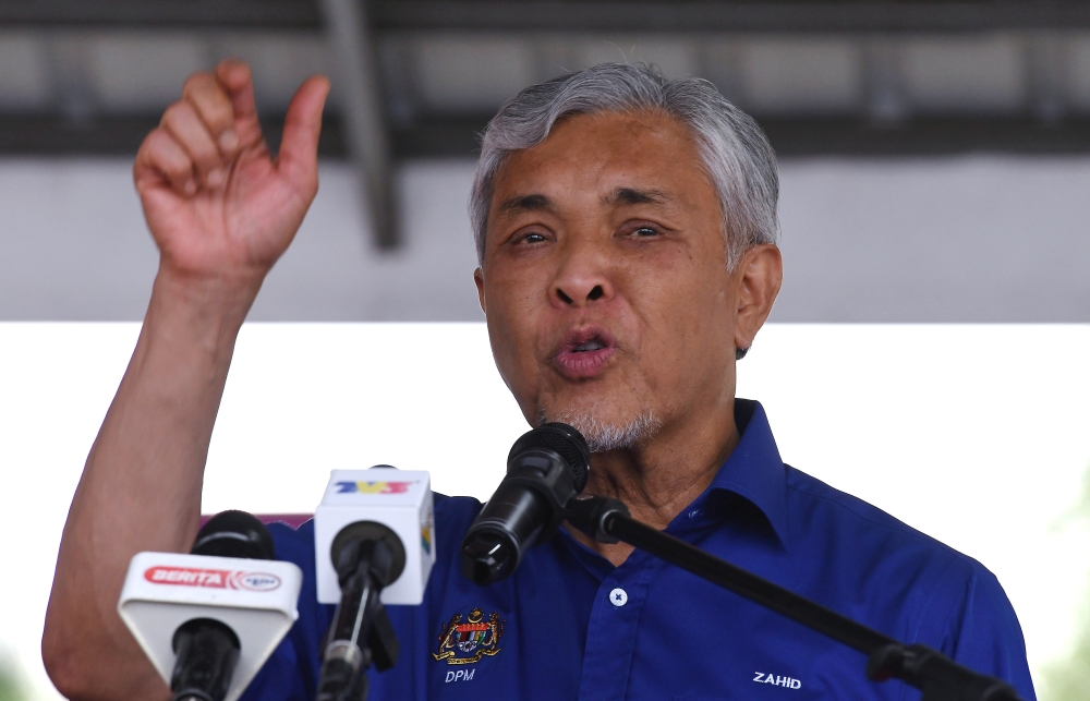 Deputy Prime Minister Datuk Seri Ahmad Zahid Hamidi has called for the women workforce in TVET programmes to not only be placed in domestic industries but also be given the opportunity to participate in high-tech occupations. — Bernama pic