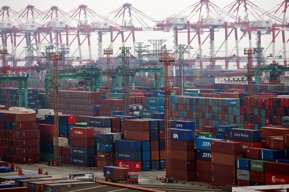 China's imports dropped 12.4 per cent in July year-on-year, customs data showed today, missing a forecast fall of 5 per cent in a Reuters poll and off a 6.8 per cent decline in June. — Reuters pic