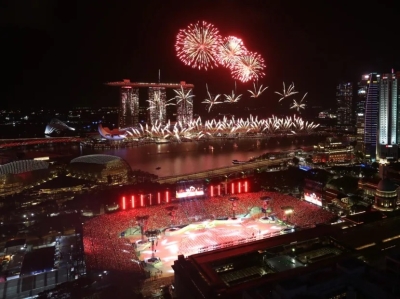 'Onward as one': Singapore celebrates 58th birthday back at the Padang, bids farewell to outgoing President Halimah - Vimarsana News