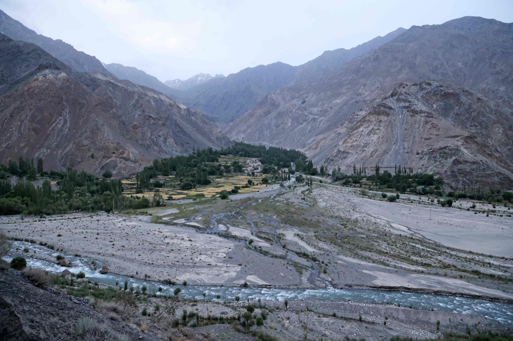 A view of Sajid Ali Sadpara's village Chogho Grong in Gilgit-Baltistan, Pakistan. — AFP pic