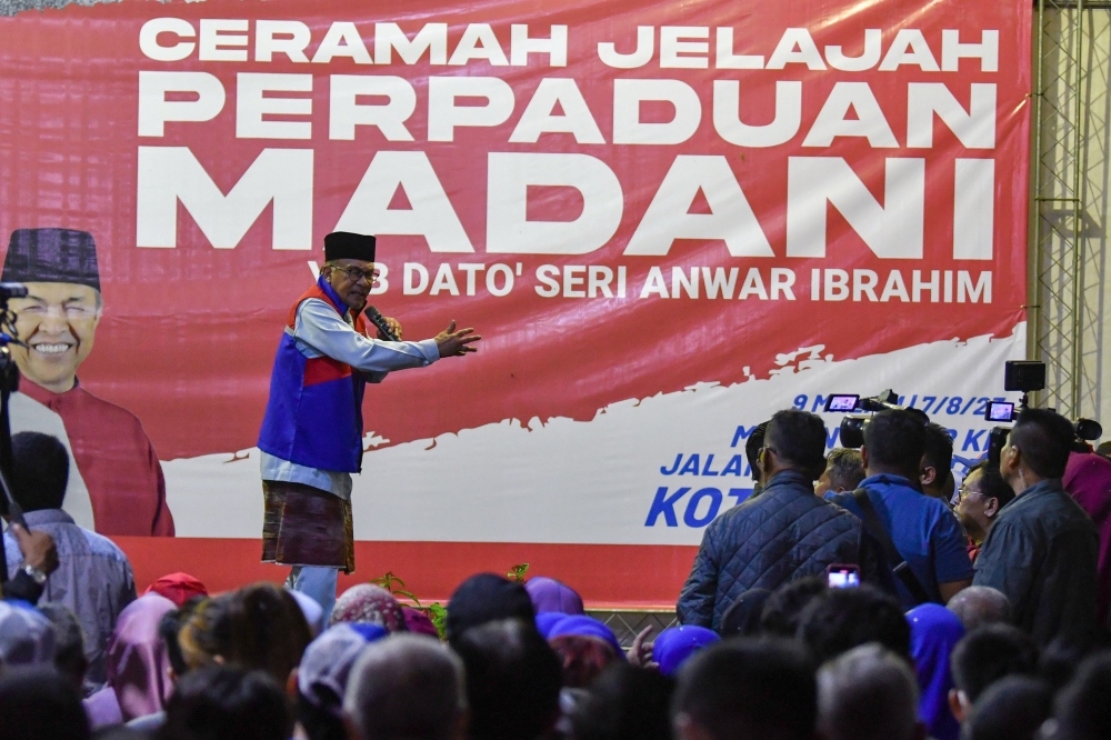 Six in 10 of Malay respondents from the six states with elections this weekend did not understand the policies of Malaysia Madani introduced by the Anwar administration. — Bernama pic