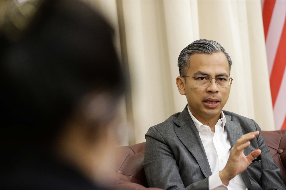 Communication and Digital Minister Fahmi Fadzil said that with a new chief executive officer (CEO) and new board members soon, Digital Nasional Bhd (DNB) will further expedite the 5G rollout process. — Picture by Sayuti Zainudin 