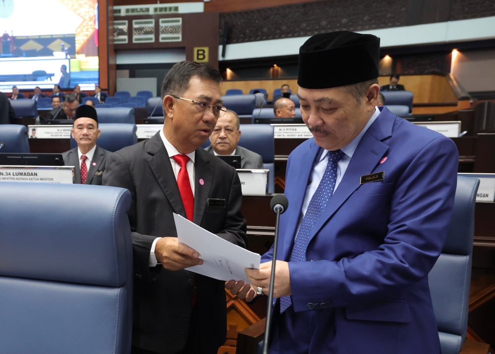 GRS chairman Datuk Seri Hajiji Noor said the coalition which has seven components needs to hold discussion before any decision is taken. — Bernama pic 