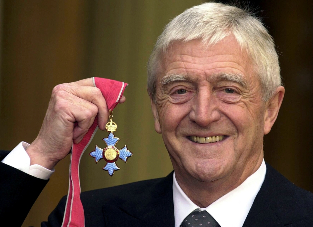 Chat show host Michael Parkinson, affectionately known as ‘Parky’, estimated he had interviewed more than 2,000 guests in total. — Reuters pic