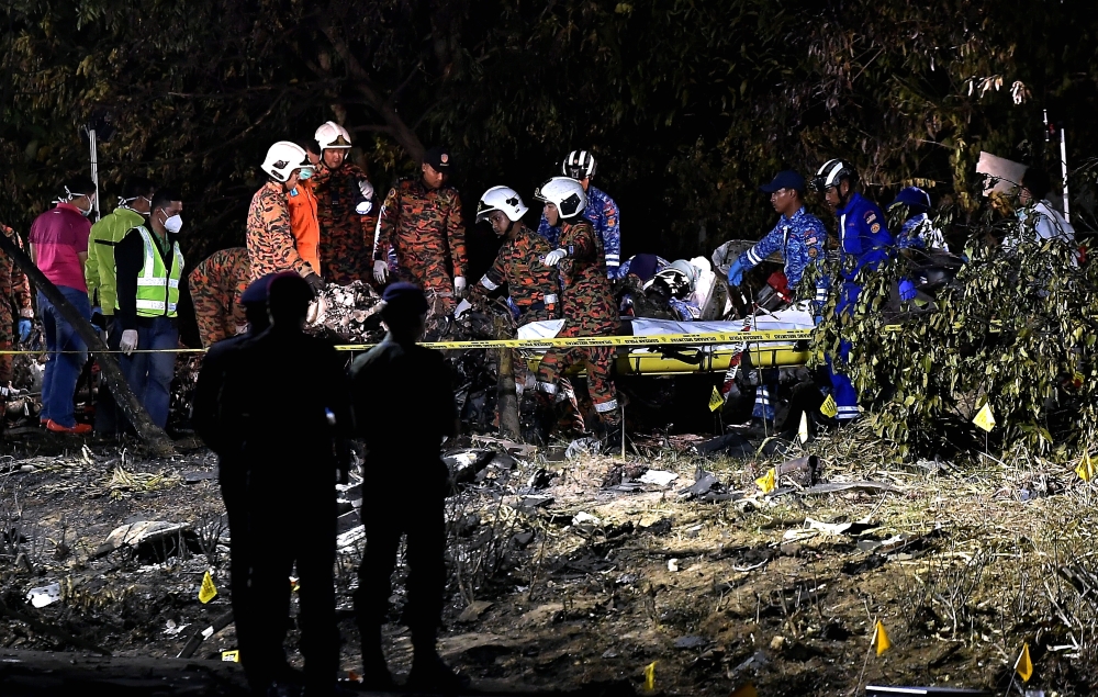 Health Minister Dr Zaliha Mustafa said 20 to 30 personnel from the Health Ministry are involved in performing autopsies and identifying the victims. — Bernama pic 