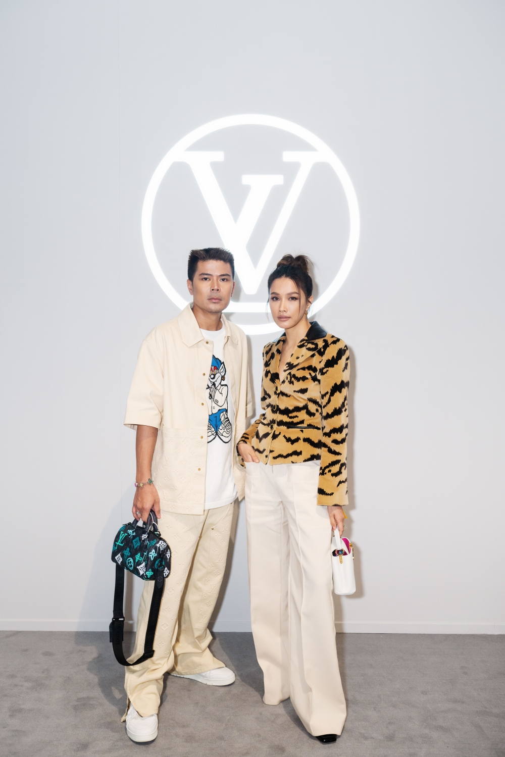 Awal Ashaari and wife Scha Al-Yahya were among celebrities at the event. — Picture courtesy of Louis Vuitton