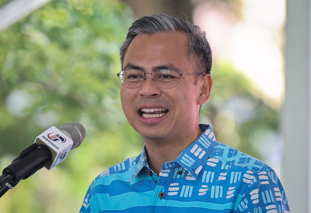 Communications and Digital Minister Fahmi Fadzil at the ‘Wangsa Maju Kita Punya’ programme which was held in conjunction with the National Day celebration at Taman Tasik Danau Kota August 19, 2023. — Bernama pic