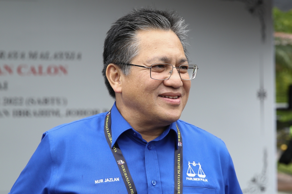 Datuk Nur Jazlan Mohamed said Umno’s decline could motivate some of its federal lawmakers to resign and trigger automatic by-elections that would give political rivals the chance to increase its numbers in Parliament. — Picture by Yusof Mat Isa
