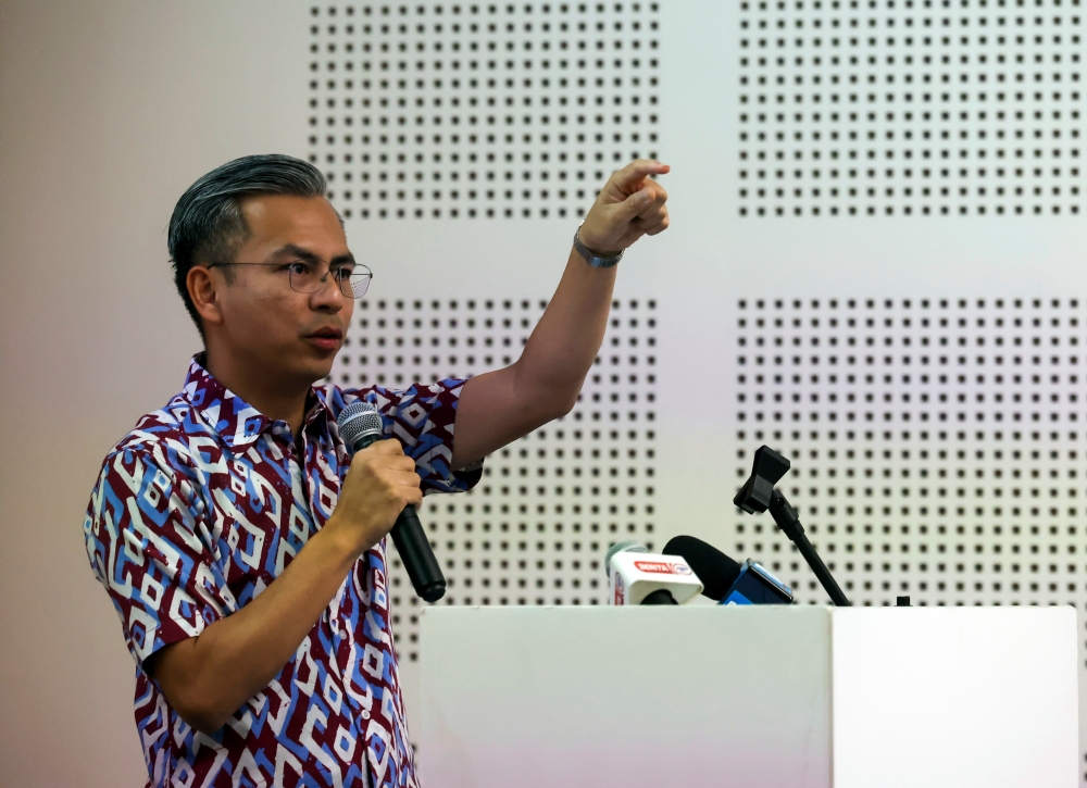 Communications and Digital Minister Fahmi Fadzi at the Pertubuhan Akitek Malaysia (PAM) Merdeka Weekend in Kuala Lumpur August 20, 2023. — Bernama pic