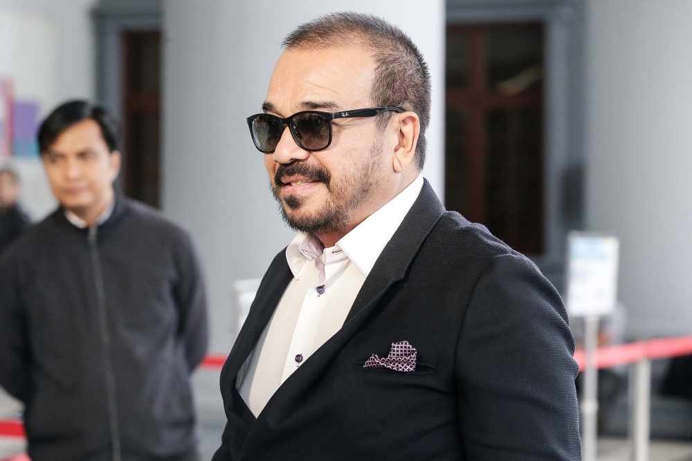 Datuk Seri Khalid Mohamad Jiwa arrives at the Kuala Lumpur High Court August 21, 2023. — Picture by Sayuti Zainudin