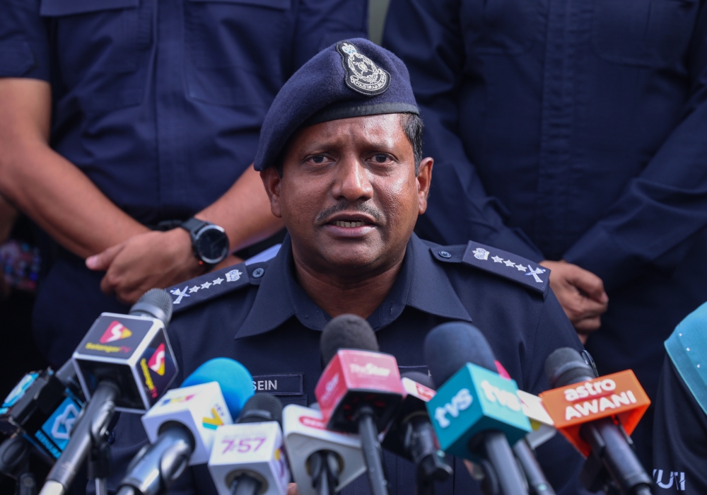 Selangor police chief Datuk Hussein Omar Khan said that the investigation was still ongoing and for now the police saw the crash as a mere accident. — Bernama pic 