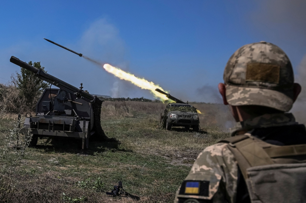 Ukrainian servicemen fire small multiple launch rocket systems towards Russian troops, amid Russia's attack on Ukraine, near a front line in Zaporizhzhia region, Ukraine August 19, 2023. — Reuters file pic