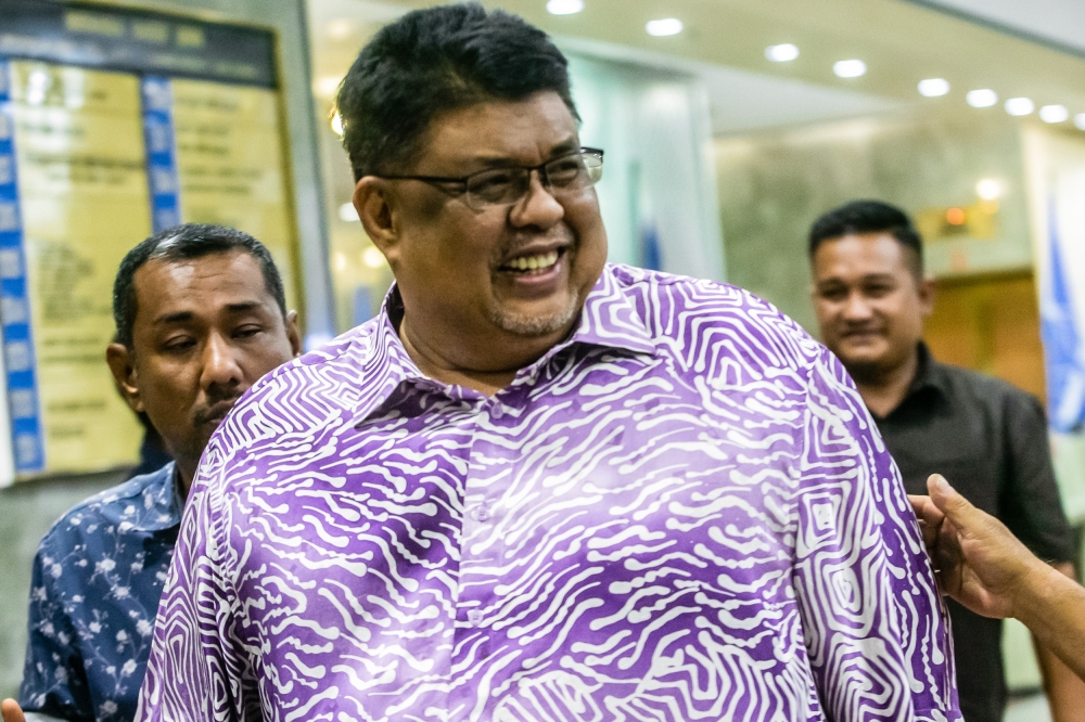 Melaka Chief Minister Datuk Seri Ab Rauf Yusoh eceived the Darjah Utama Negeri Melaka which carries the title Datuk Seri Utama. — Picture by Hari Anggara