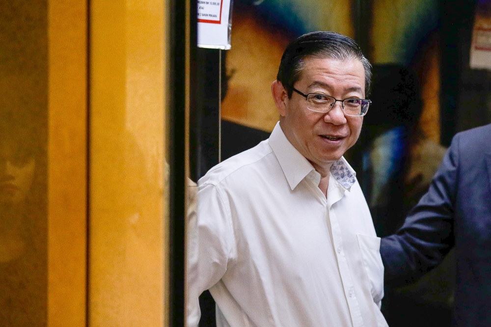 Former Chief Minister of Penang Lim Guan Eng at the Kuala Lumpur High Court, August 28, 2023. — Picture by Sayuti Zainudin 