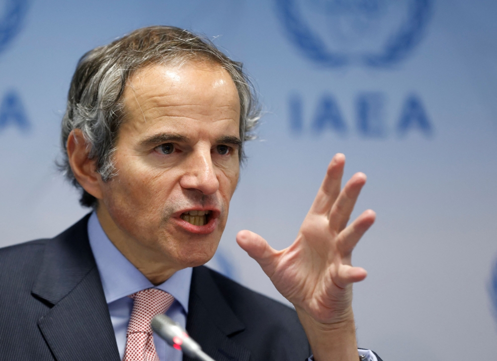 The tritium concentration in wastewater being released from Japan’s stricken Fukushima-Daiichi nuclear plant is under expected levels and poses no risk to the population, International Atomic Energy Agency (IAEA) Director General Rafael Grossi said yesterday. ― Reuters pic