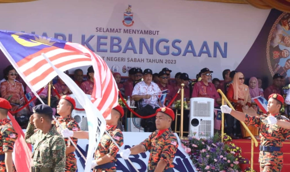 Chief Minister Datuk Seri Hajiji Noor said the celebration of Sabah Day was to commemorate the services of previous leaders and the security forces in ensuring that Sabah and the country were safe and prosperous. — Picture from Facebook/Hajiji Haji Noor
