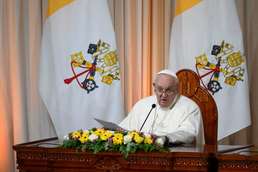 Pope, in Mongolia, laments 'earth devastated by countless conflicts ...
