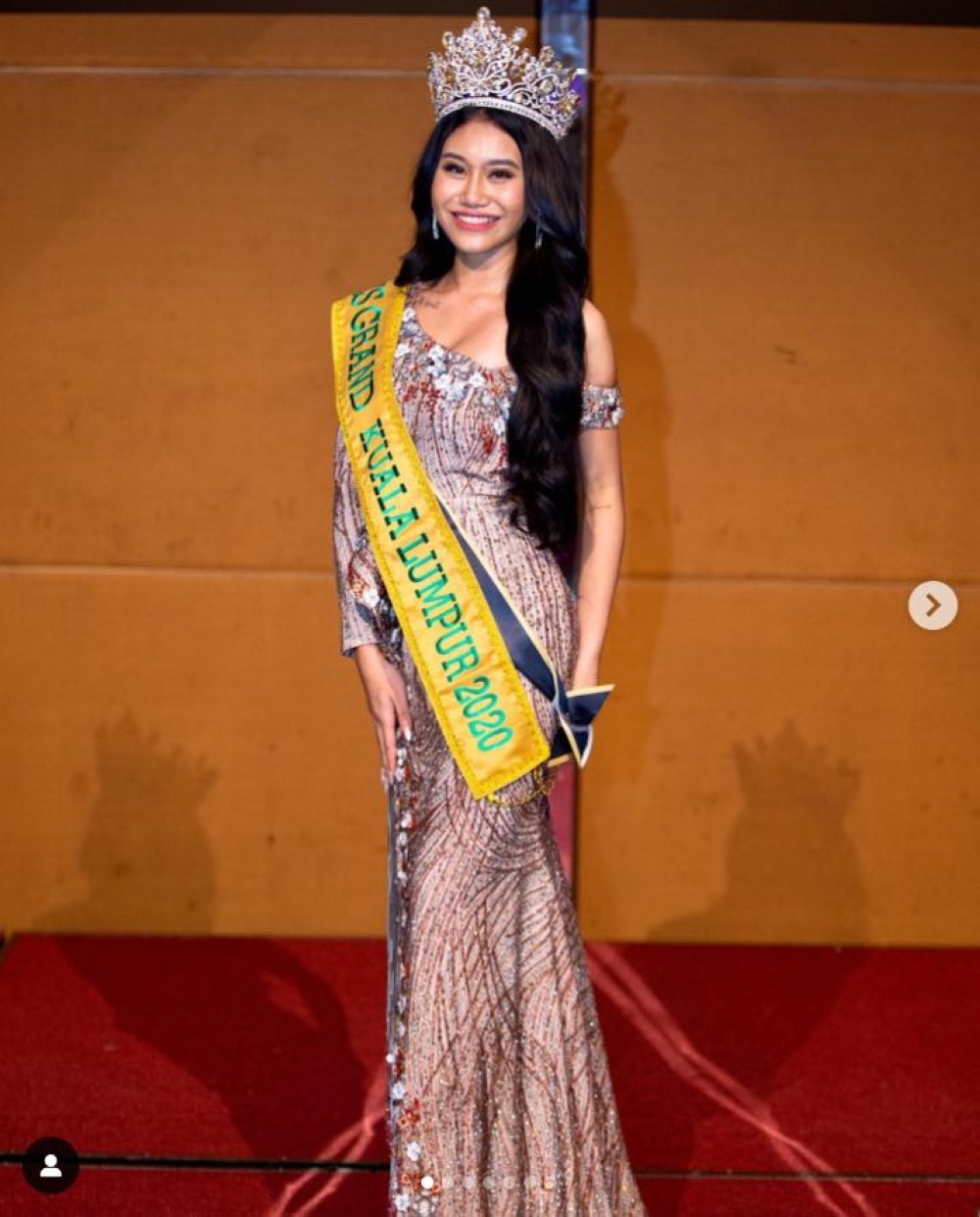Melissa won the Miss Grand Kuala Lumpur 2020 pageant. — Screengrab from Melissa's social media account